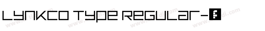 Lynkco Type Regular字体转换